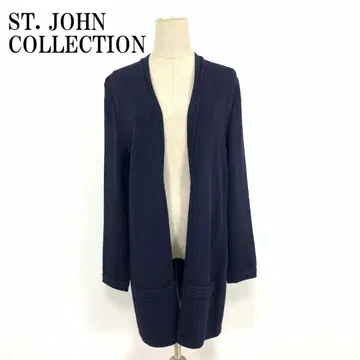 LA8860 세인트 존 컬렉션 가디건 네이비 폴리에스테르 계열 M