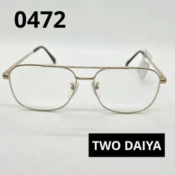 TWO DAIYA TD-313 골드 사각형 안경 0472