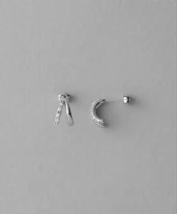 ete 비쥬 더블 귀걸이