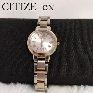 [ 하자품 ] CITIZENcx 시티즌 크로시 손목시계 전파 솔라 작동품