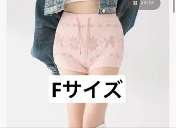 다리치 노르딕 니트 숏팬츠 핑크 free