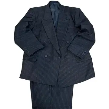 GENTIC 남성용 스트라이프 수트 상하의 96BE4 울 네임