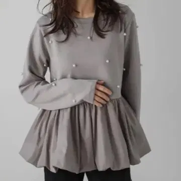 AMELY 벌룬 페플럼