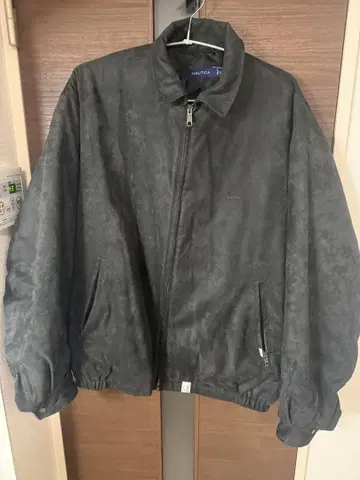 NAUTICA 스웨이드 블루종