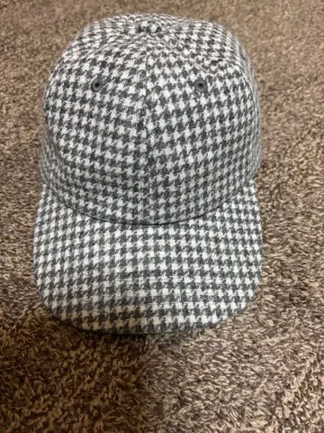 [ 새상품급 ] 키지마 타카유키 캡 하운드투스 체크 패턴