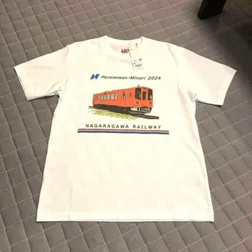 새상품 기후나가라가와 철도 유니클로 한정판 T셔츠 M 사이즈