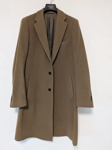 UNIVERSAL LANGUAGE 브라운 체스터 코트