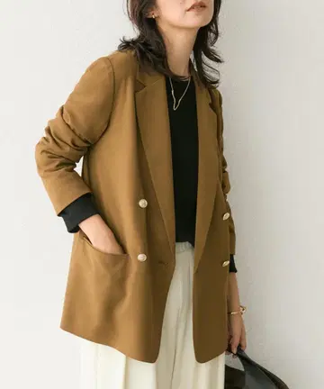 스트레치 트윌 테일러드 자켓 저널 스탠다드 레사쥬