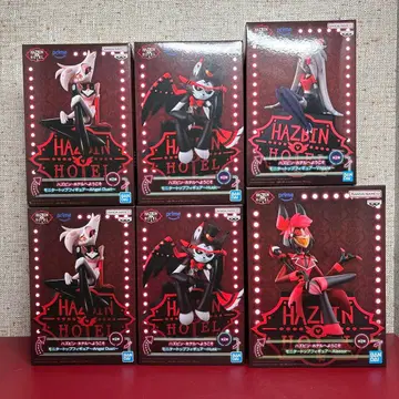 해즈빈 호텔에 오신 것을 환영합니다 모니터 탑 피규어 A 컬러 6체 세트