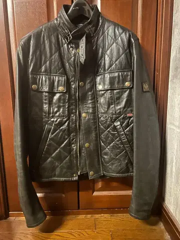 Belstaff 가죽 자켓 M 다크 브라운