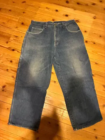 ROCAWEAR 데님 페인터 팬츠 초와이드