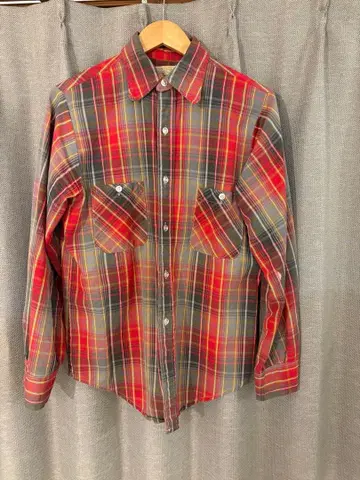 70s NORTHWAY 플란넬 셔츠 15 사이즈