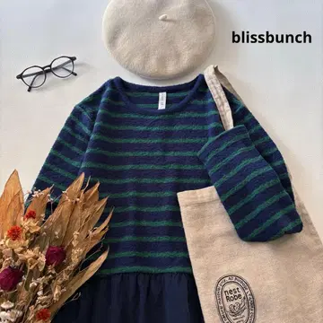 b1680*새상품 블리스치 이소재 mix 원피스