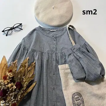 b1725* 사만사 모스모스 코튼 린넨 티어드 튜닉