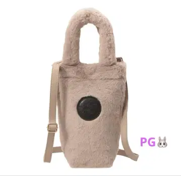 [ 완판템 ] 스타벅스 보틀 숄더백 퍼 베이지