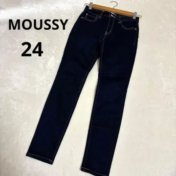 MOUSSY 마우지 24 스키니 데님 팬츠 스트레치 인디고