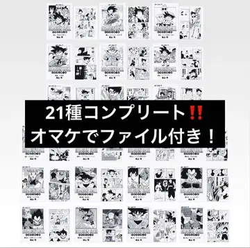 드래곤볼 40주년 제일복권 G상 전 21종 컴플리트 증정품 포함