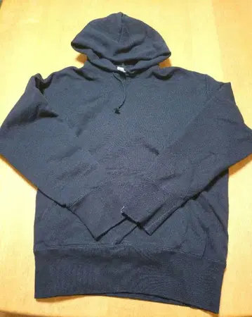 BEAMS 별주 LOOPWHEELER 블랙 후드티 XL 헤비 웨이트