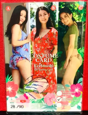 [ 코스튬 카드 ] 우에니시 케이 28/90