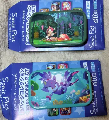 소닉 캔뱃지 SONIC PICT 소닉 더 헤지혹 블레이즈