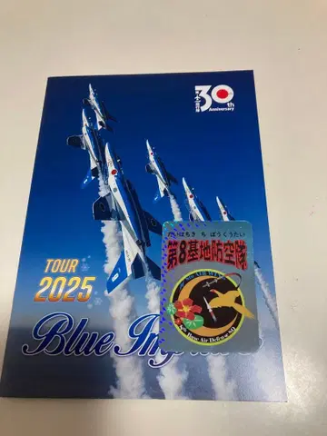 블루 임펄스 2025 팜플렛 사인 포함 제8기지방공대 씰