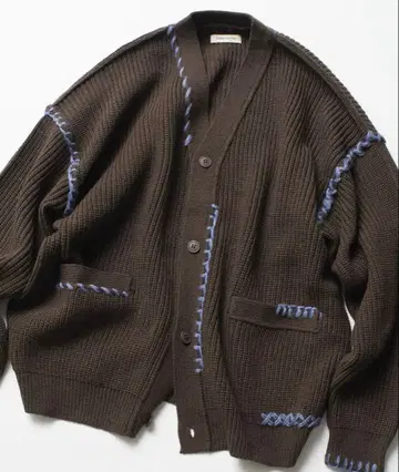 FREAK'S STORE 핸드스티치 디자인 가디건