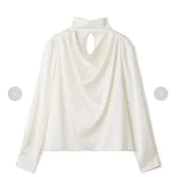 2025AW FRAY.ID 새틴 드레이프 블라우스