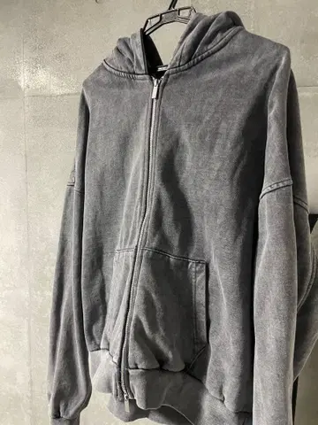[ 새상품급 ] ZARA 워시 가공 지퍼 사양 후디