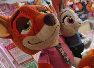 주토피아 2 페어 봉제 인형 닉 와일드 주디 홉스 디즈니