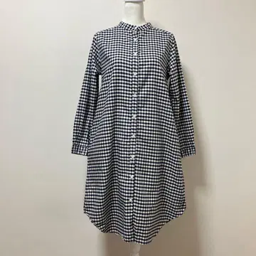 선밸리 깅엄 롱 원피스 가을 겨울 깅엄 체크 원피스