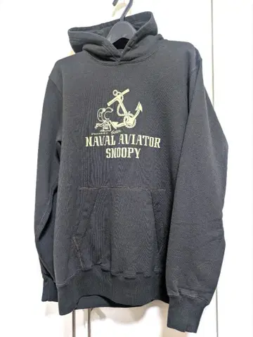 미사용 새상품 버즈릭슨 스누피 패턴 다크 그레이 XL