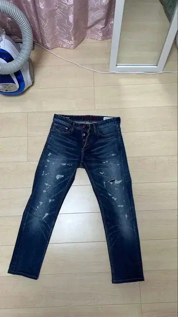 덴함 레이저 데미지 데님 팬츠 w28