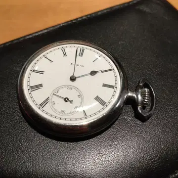 엘진 회중시계 스몰 세컨드 앤티크 금 보국 케이스 수동 와인딩 작동품