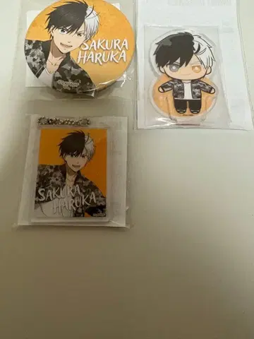 윈브레 사쿠라 하루카 세가 럭키 쿠지 캔뱃지 아크릴 스탠드