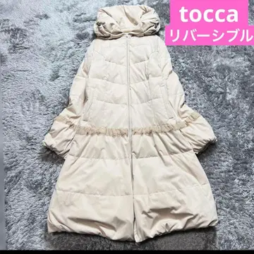 TOCCA 토카 리버서블 다운 코트 숄카라