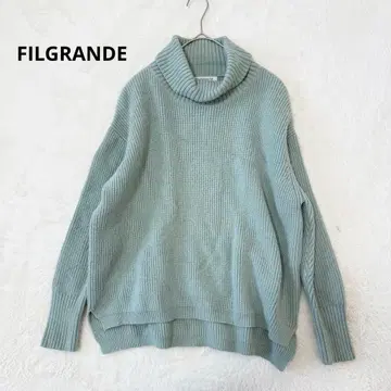 필그랑데 터틀넥 니트 스웨터 심플 내추럴 38