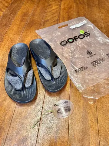 OOFOS 우포스 샌들 블랙 새상품 리커버리 샌들 EU43