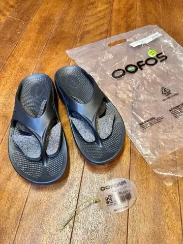 OOFOS 우포스 샌들 블랙 새상품 리커버리 샌들 EU43