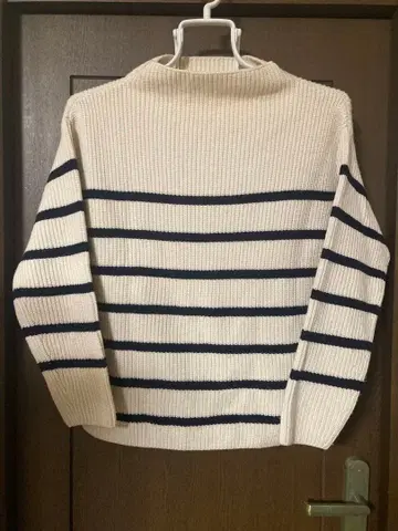 IENA 이에나 보더 하이넥 니트 울