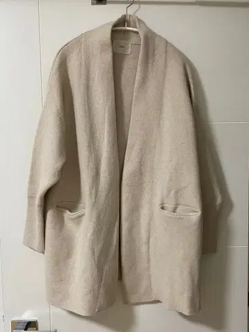 IENA 이에나 베이지 니트 코트