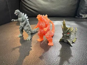 고질라 피규어 3체 세트