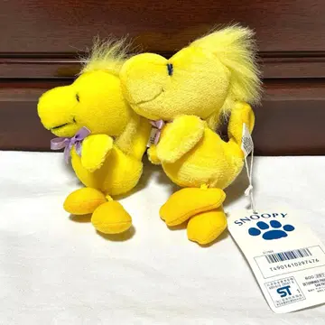 초레어 스누피 우드스탁 PEANUTS 레트로 봉제 인형 세트