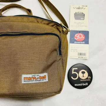 덤 캔뱃지 부착 몽벨 50주년 숄더백 50주년 기념 복각