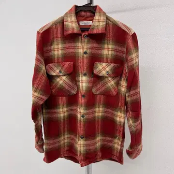 H.R. MARKET 레드 체크 플란넬 셔츠