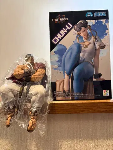 스트리트 파이터 춘리(미개봉) 류(상자 없음 새상품) 세트