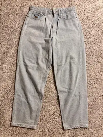 huf 크로머 배기 데님 라이트 그레이