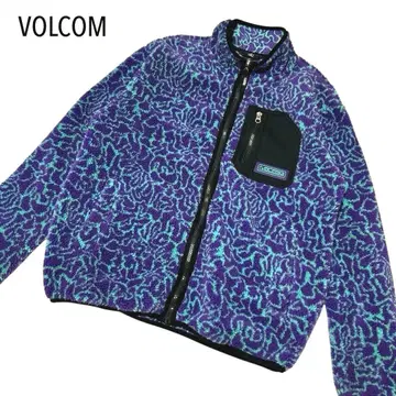 VOLCOM 볼컴 플리스 보아 자켓 퍼플 블루 S