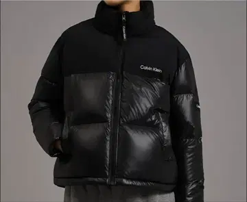 [ 미사용 새상품 ] Calvin Klein 다운 자켓 S 블랙