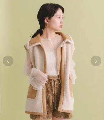 kastane 페이크 무스탕 베스트