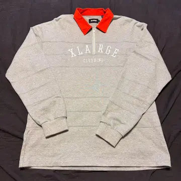 XLARGE 집업 트레이닝복 그레이/오렌지